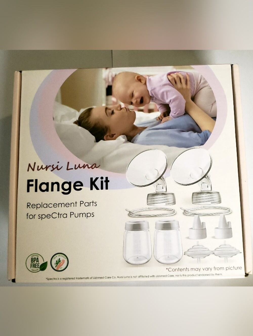 Nursi Luna Flange Kit – White Replacement Parts